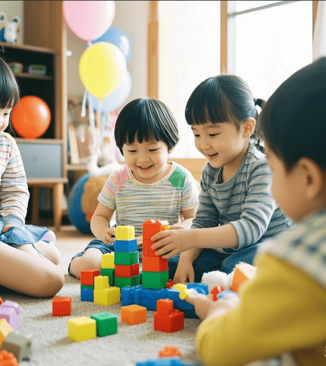 Colorful toy display